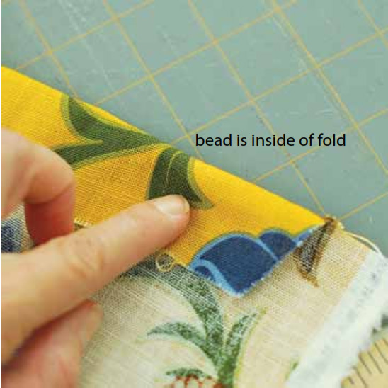 Fabric Beaded Headband Tutorial