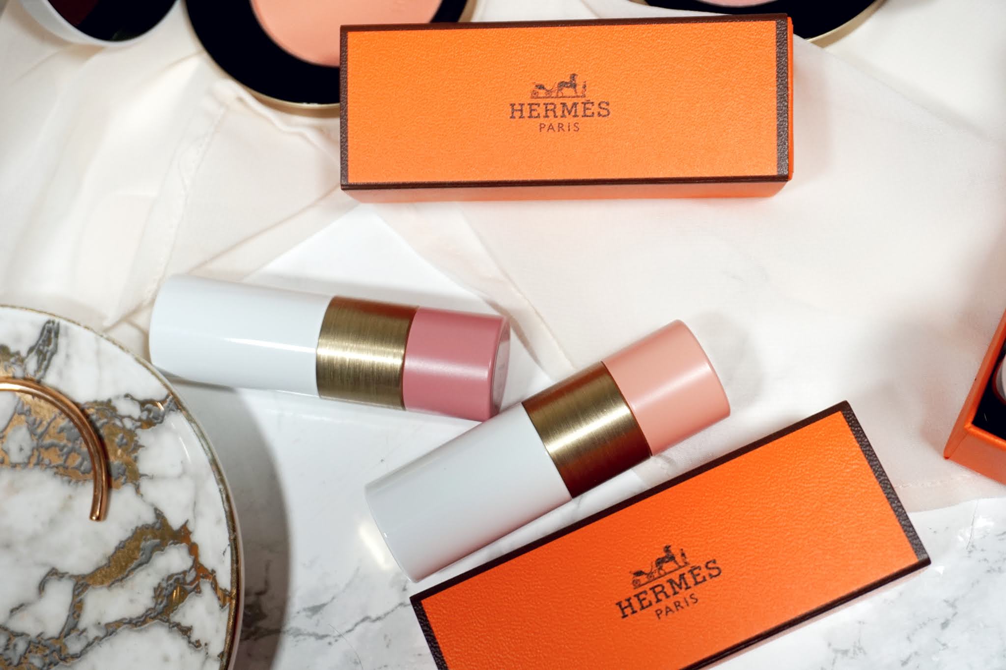  Review Hermès Rose Hermès Tinted Lip Enhancer Balm PRETTY IS MY