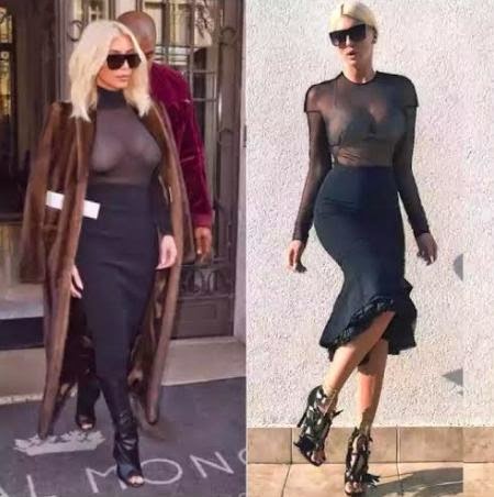 00 Bladdy hell? See what that woman accusing Kim K of stealing her style posted