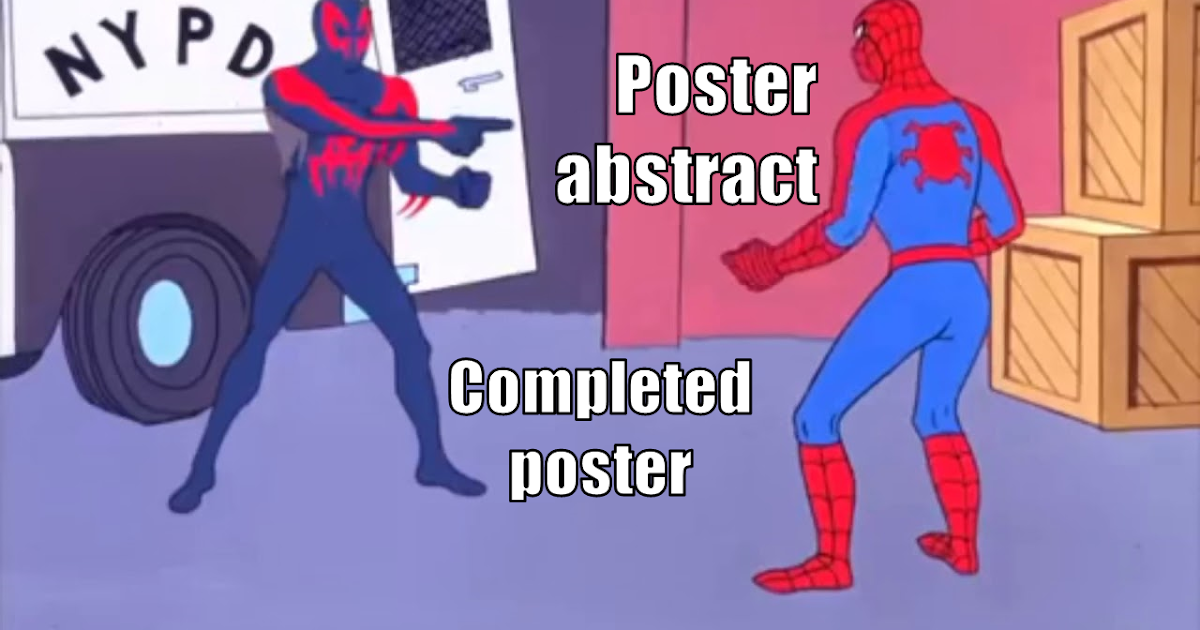 Better Posters: Freedom to change from your abstract