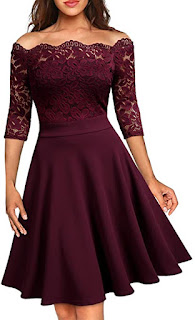 floral lace half sleeve dress