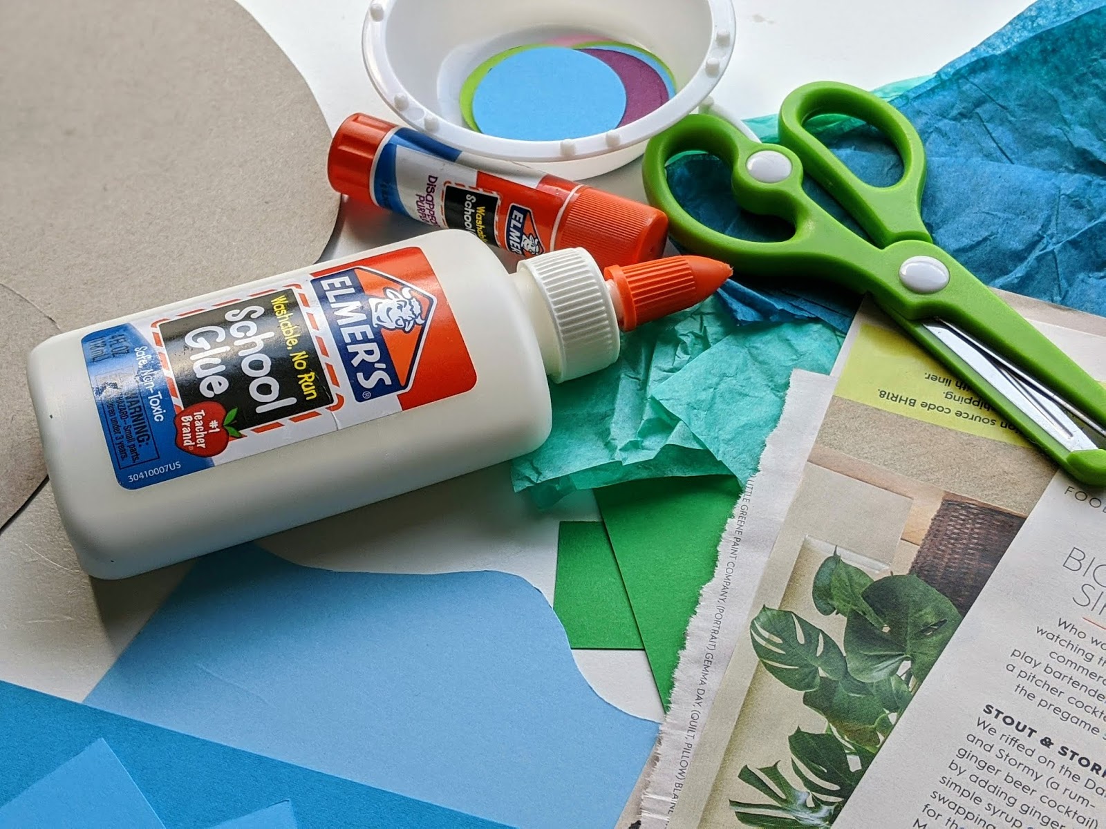 Easy Easter Egg Paper Collage Art Activity for Kids Crafting A Fun Life