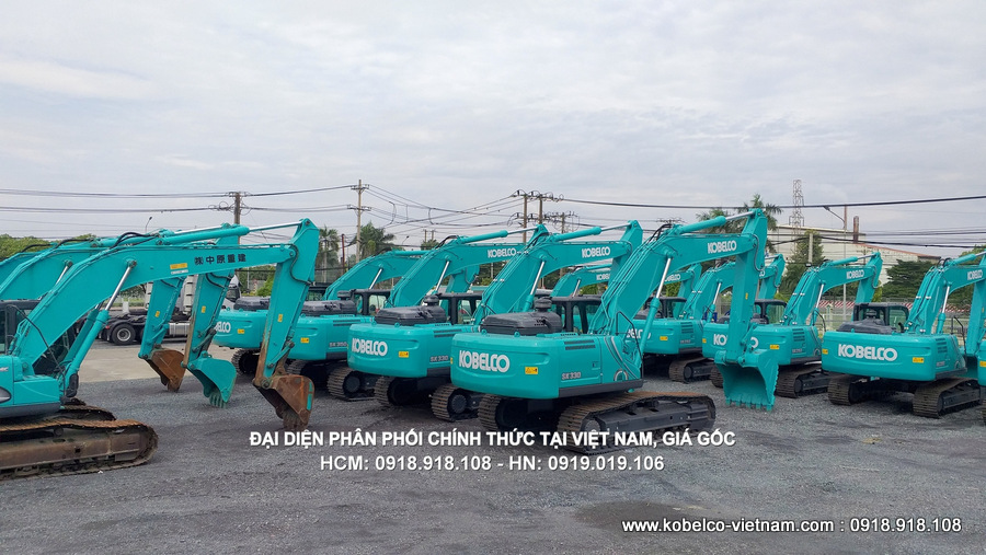 Máy đào Kobelco SK520XDLC-10, gầu tiêu chuẩn 2.1m3