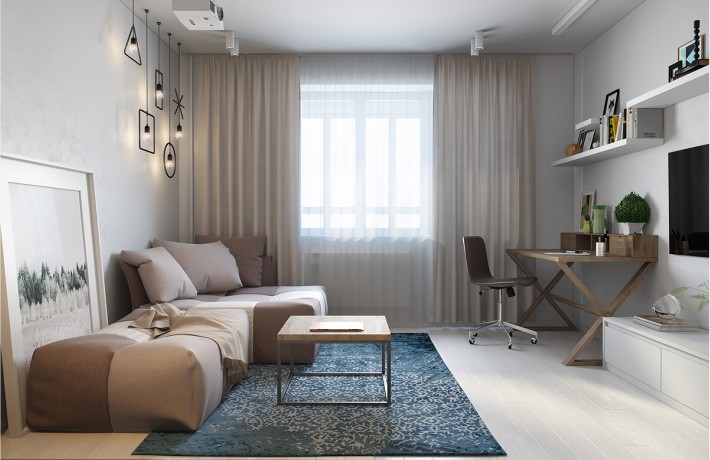 Un proyecto 3D inteligente para una vivieNda de 30M2