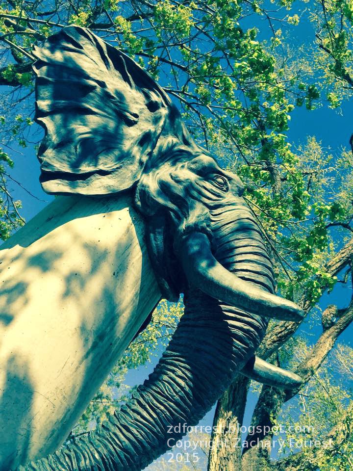 The Art of Zachary Forrest. Elephant Statue