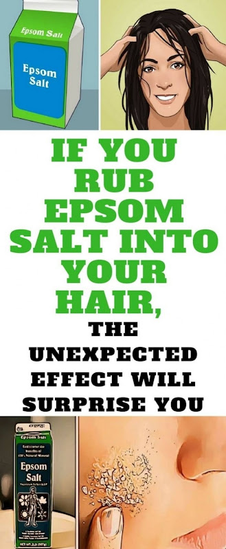 If You Rub Epsom Salt Into Your Hair, The Unexpected Effect Will Surprise You