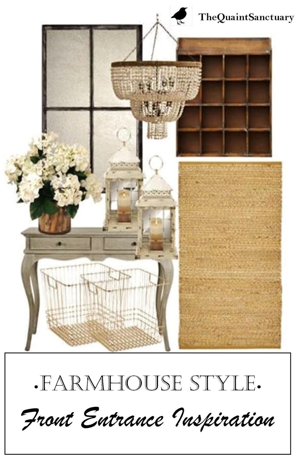 The Quaint Sanctuary: Farmhouse Style Entrance Inspiration