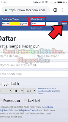 cara mengedit akun email facebook