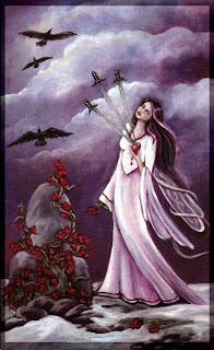 three of swords Crystal Visions Tarot