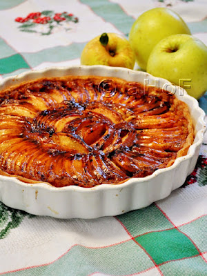 Frangipane, Apple Tart. pie, dessert, recipe