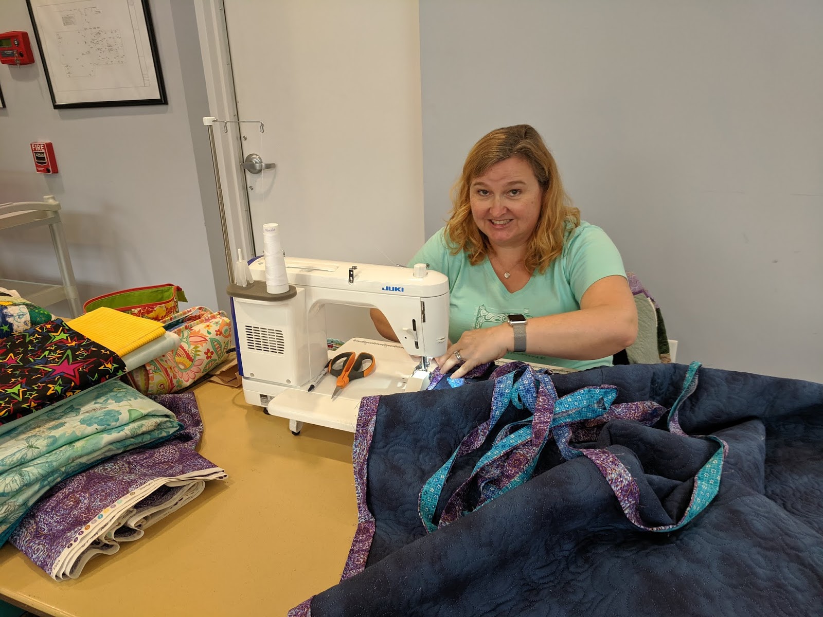 The Joyful Quilter: Design Floor Friday - October's Sew/Craft Friends-zy