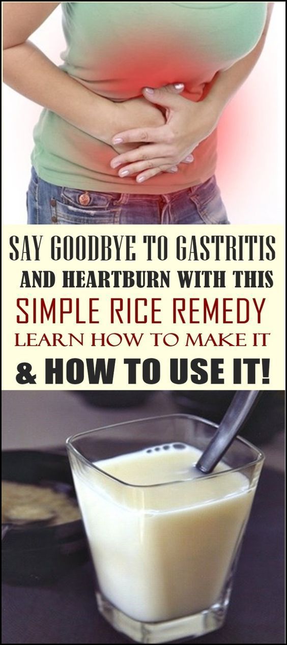 Say Goodbye To Gastritis And Heartburn With This Simple Rice Remedy