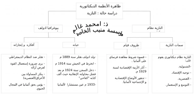 ملخصات الاجتماعيات الثالثة إعدادي على شكل خطاطات