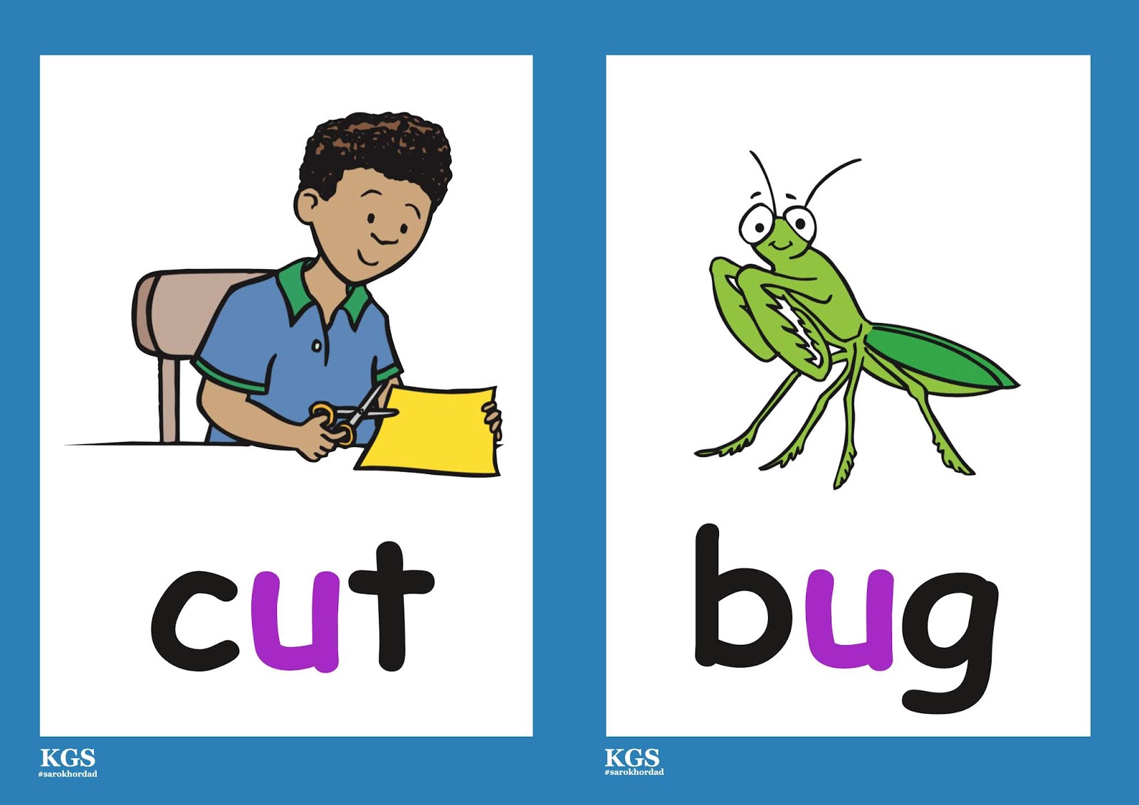 Kurd Genius School Grade 1 Flash Cards