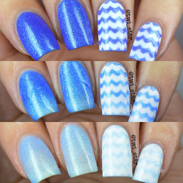 MidWest Lacquer End NF Blue Thermal Color Changing Polish tutorial