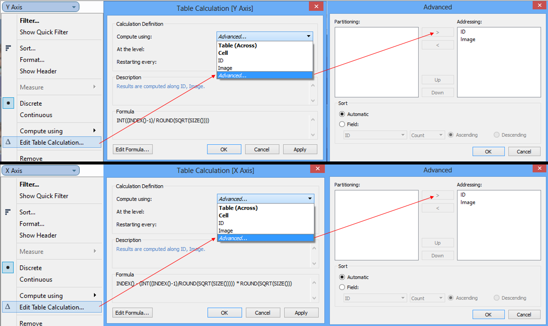 Data Psientist How to autoscale and autoarrange shapes/visuals in