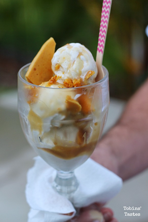 Tobins' Tastes Homemade Caramel Ice Cream Topping With Candy