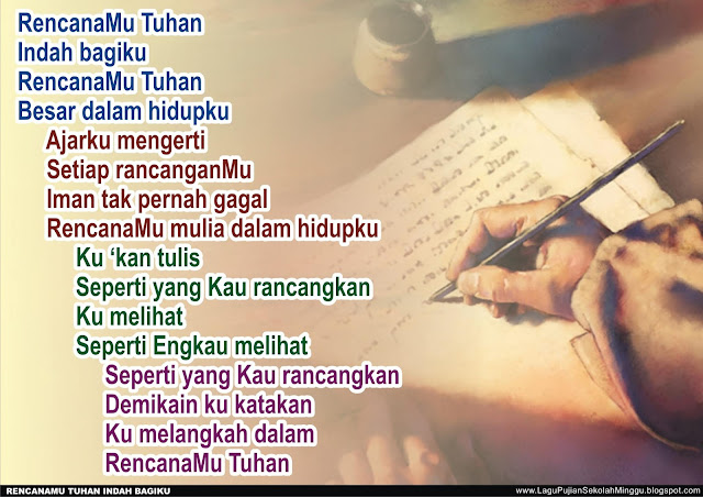 Lirik Lagu Pujian Rohani Kristen Sekolah Minggu Gereja