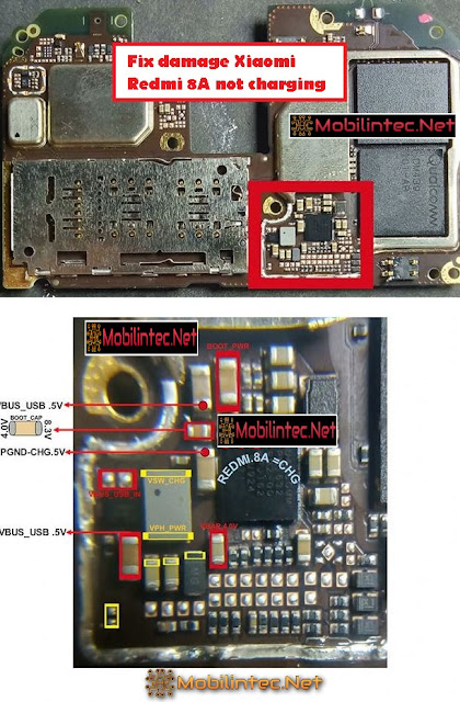 4 Steps Fix damage Xiaomi Redmi 8A not charging 4 Steps Fix damage Xiaomi Redmi 8A not charging
