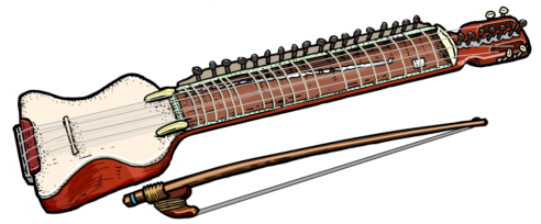 インドの弦楽器、ディルルバ dilruba