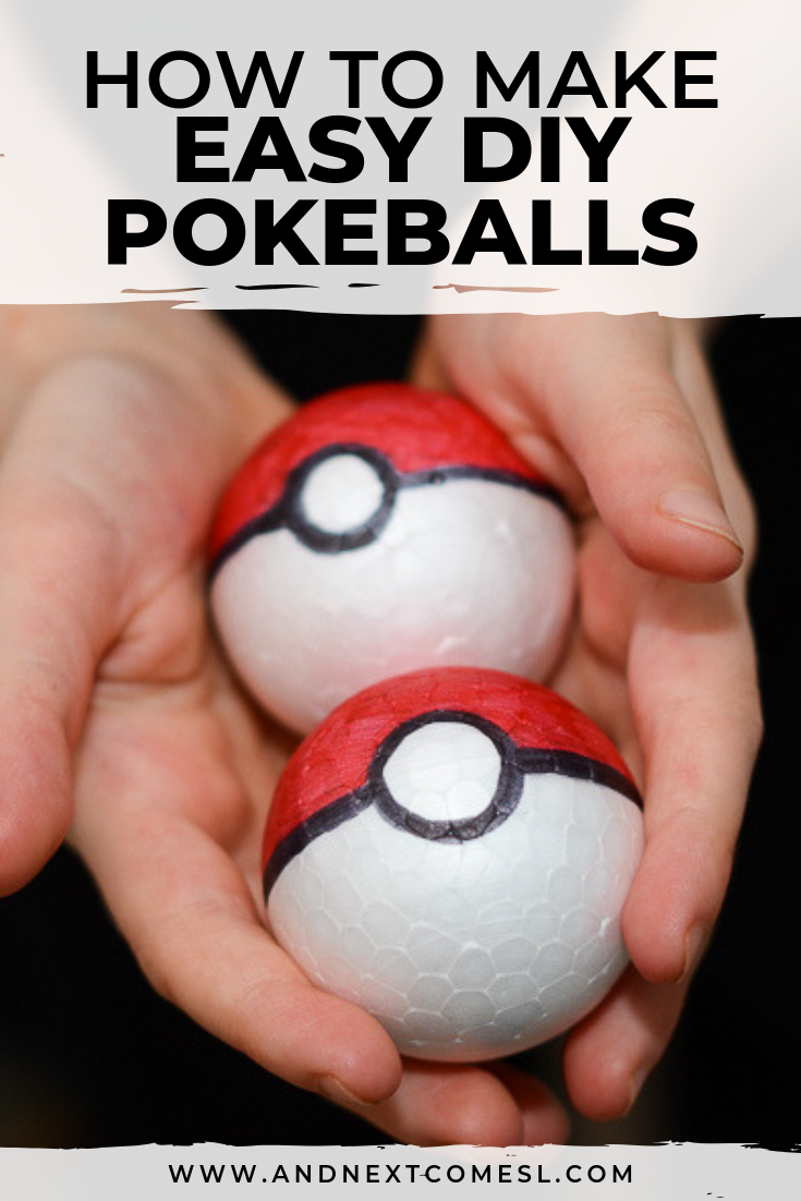 Tutorial for how to make pokeballs