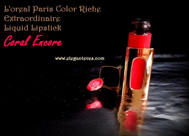  L’oreal Paris Color Riche Extraordinaire Lip color #Coral Encore