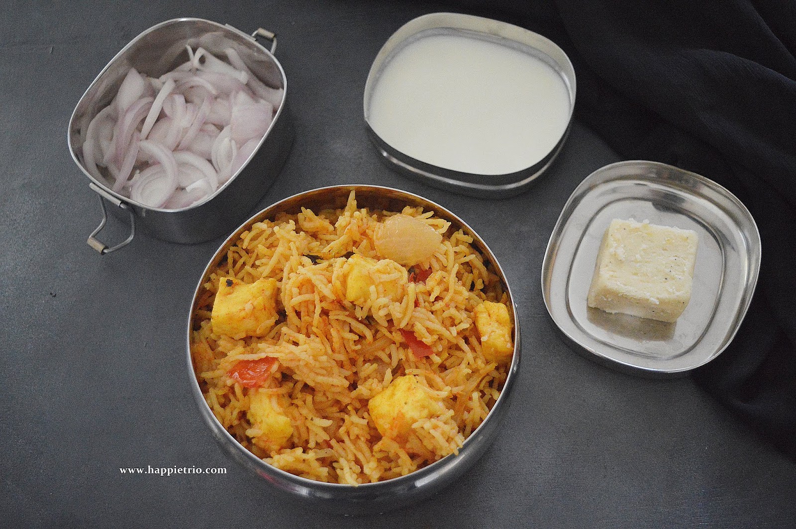 Paneer Biryani | Easy Pressure Cooker Paneer Biryani - Cook with Sharmila