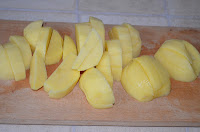 Нудли (штрудли): Картофель нарезать брусочками