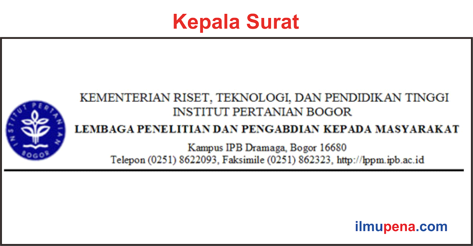 Cara Penulisan Bagian Surat Resmi Yang Benar Ilmupena Com