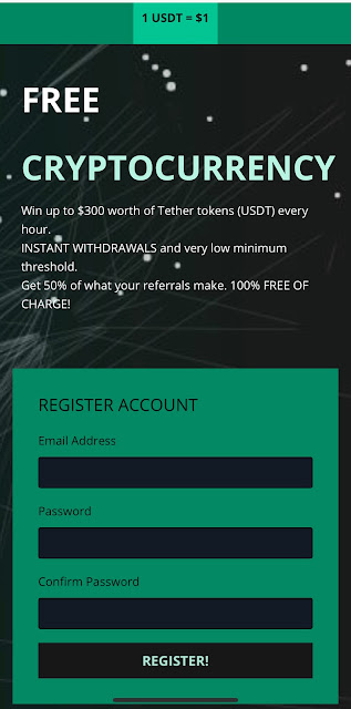 s'inscrire sur FREETETHER