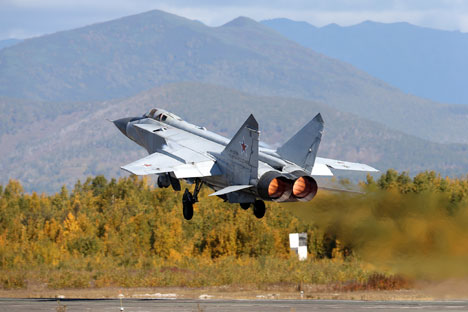 MiG-31 Jatuh di Dekat Krasnoyarsk