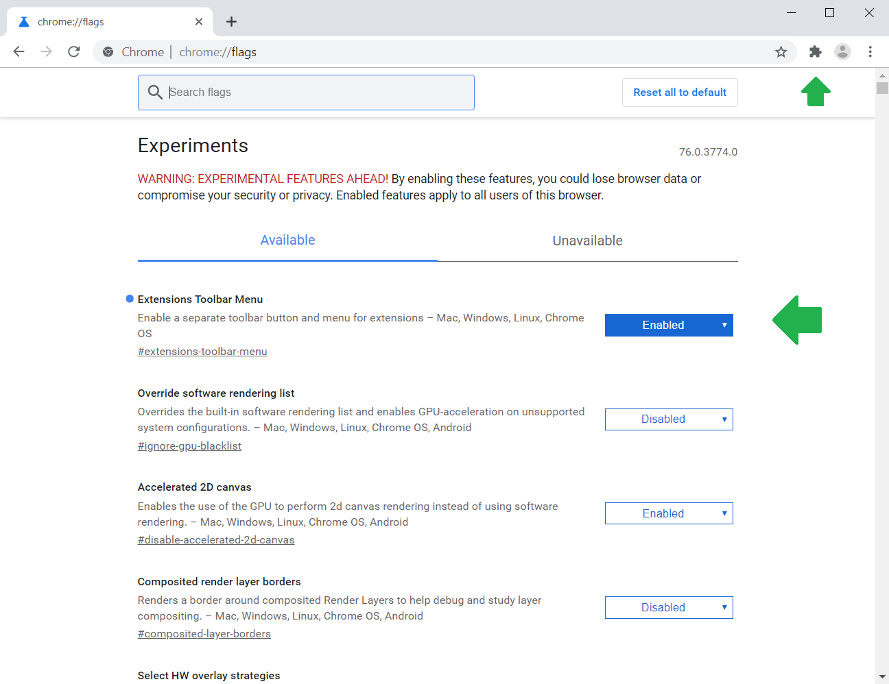 Google Chrome is experimenting with a New Extension Menu