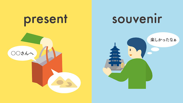 present と souvenir の違い