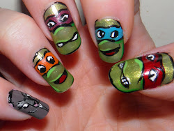 nail ninja turtles mutant teenage designs animal streams whiskey polish naildesigncode