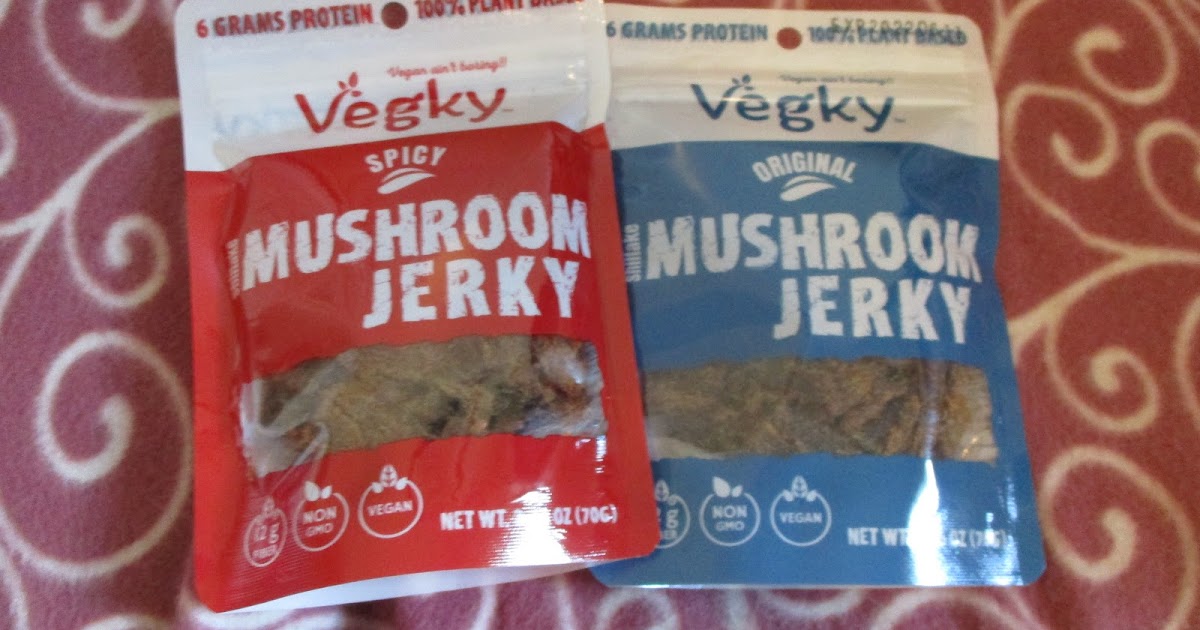 Missy's Product Reviews Vegky Mushroom Jerky Original & Spicy Mother