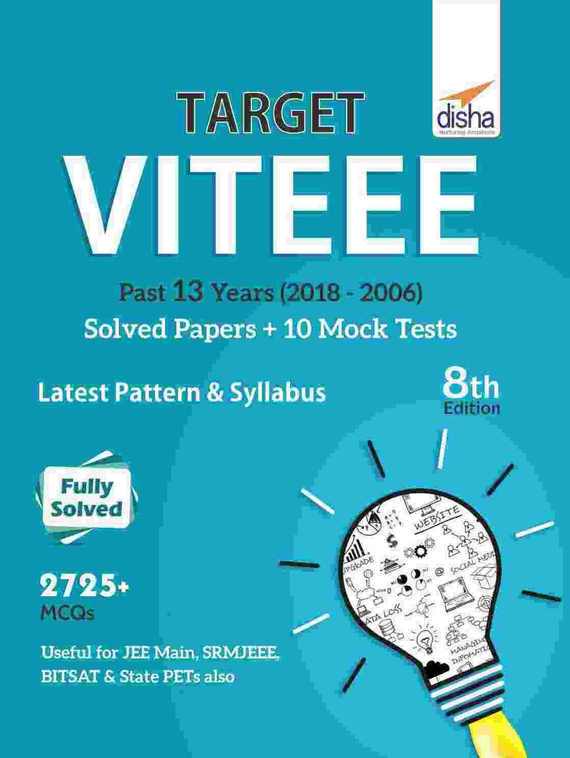 Target VITEEE Past 13 Years(20182006) Solved Paper Pdf Download JB
