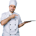 Indian Restaurant Male Chef Pointing Transparent Image