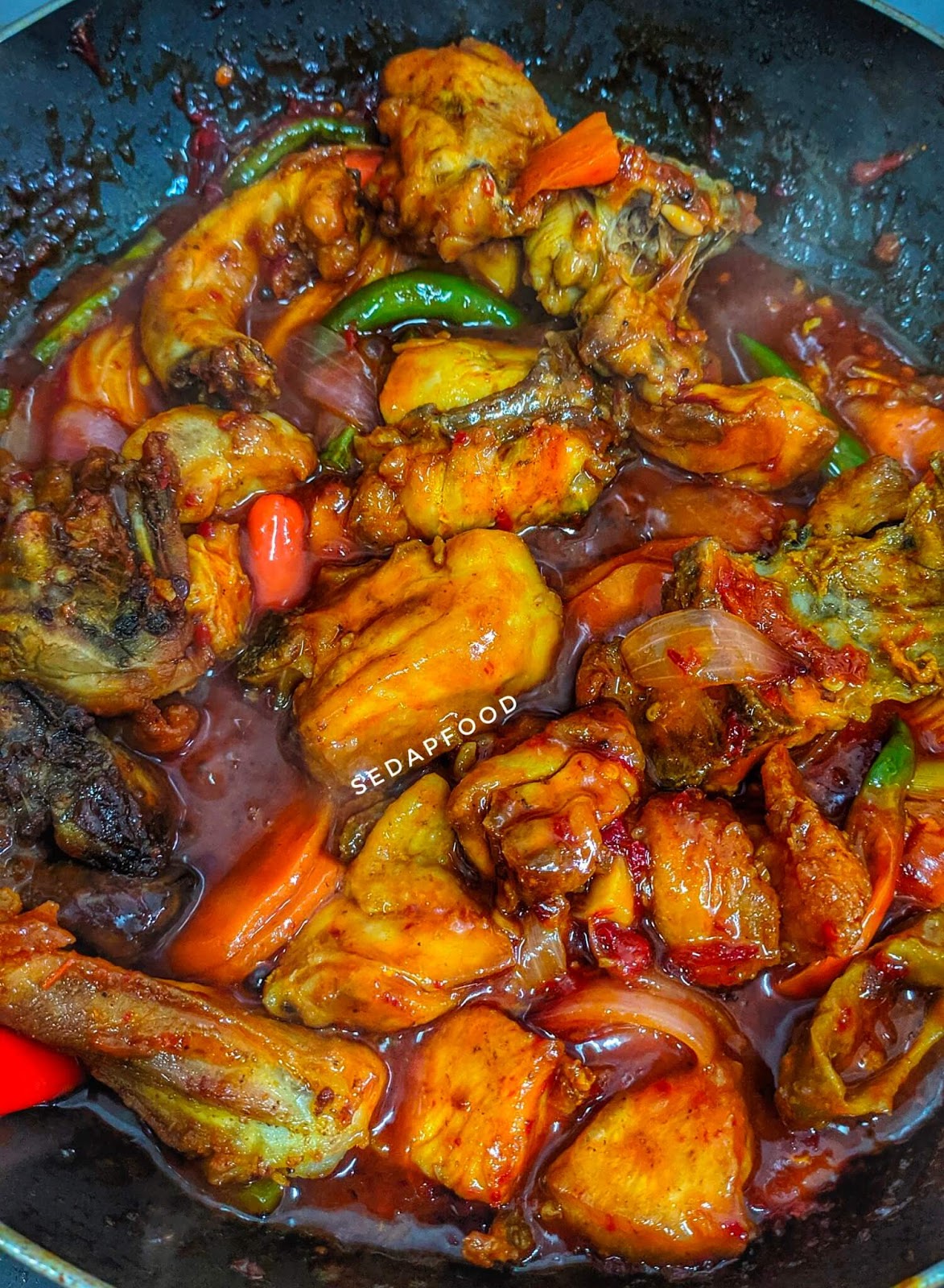 ayam masak paprik ala thai