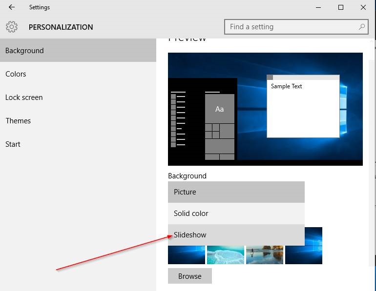 Windows 10 Arka Plan Resmini Değiştirme Ve Slayt Yapma (Duvar Kağıdı