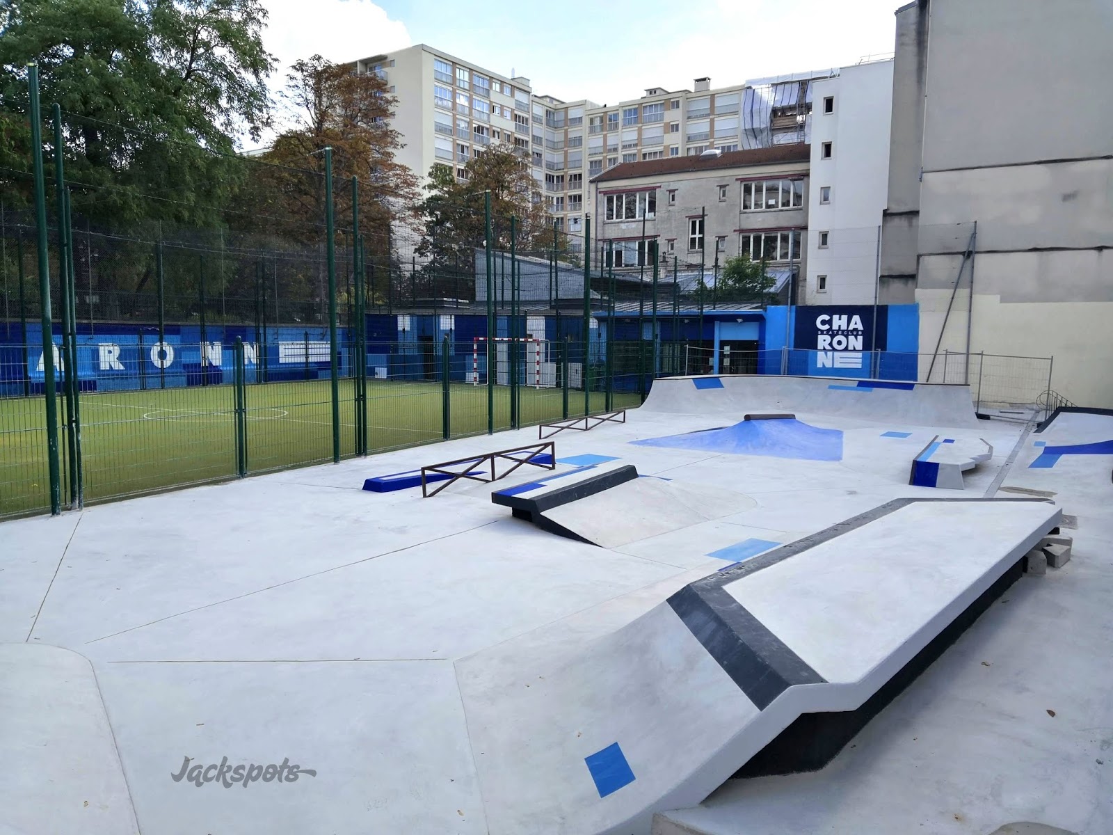 Paris le skatepark de Charonne Jackspots