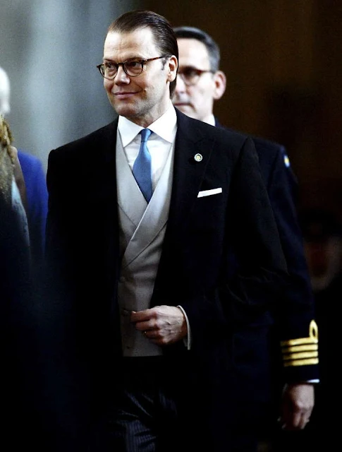 Sweden Royals attend 'Te Deum' service at the Royal Chapel.