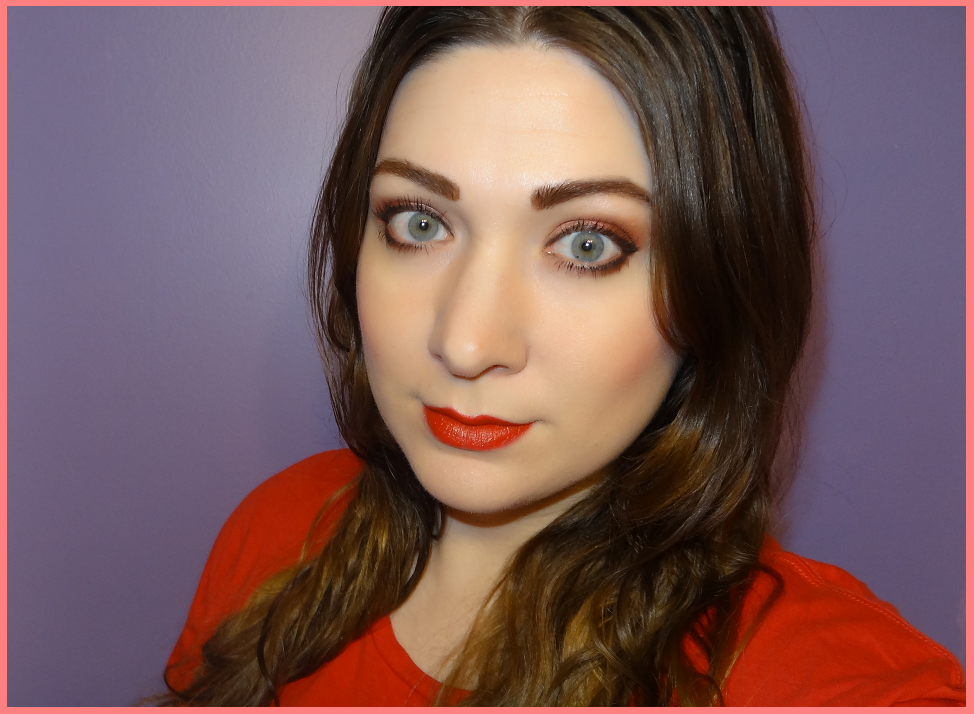 the creation of beauty is art.: #FOTD: wrapped in red makeup look