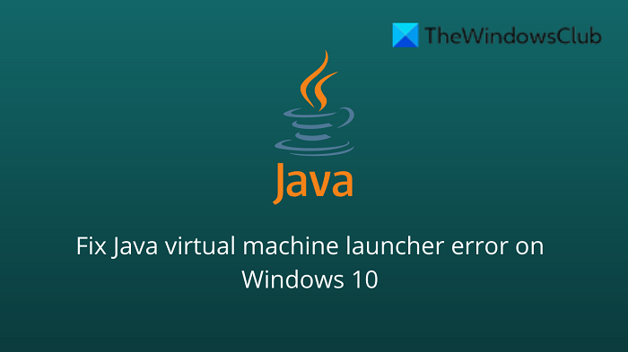 Windows에서 Java 가상 머신 실행기 오류 수정