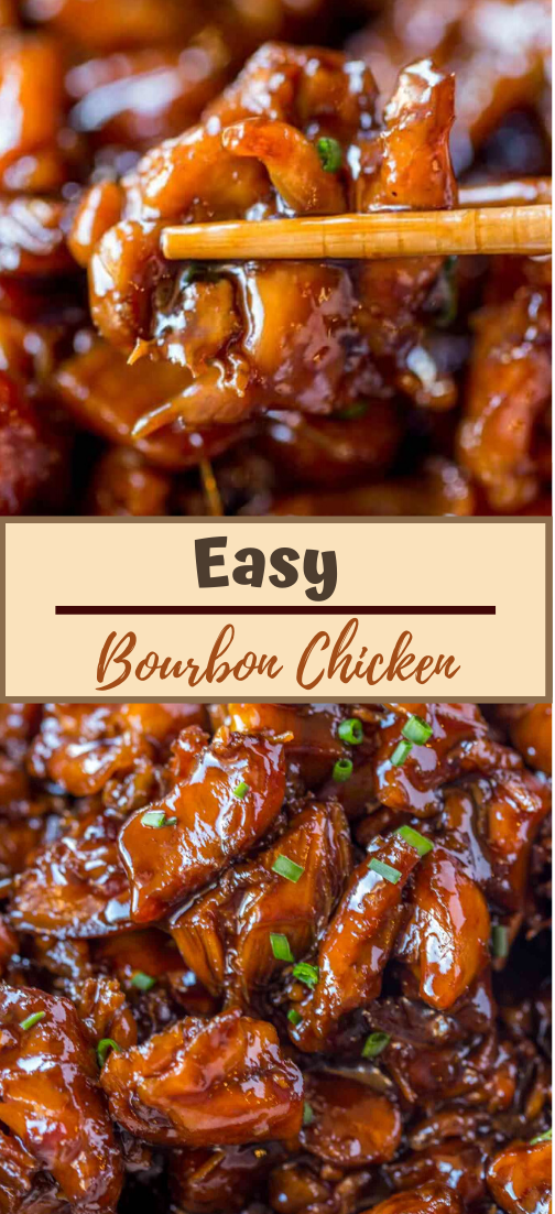 Easy Bourbon Chicken #dinnerrecipe #food #amazingrecipe #easyrecipe 