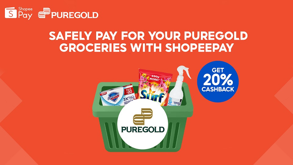 Pay Your Puregold Groceries Using Shopeepay And Get 20 Cashback Until Dec 31 2021