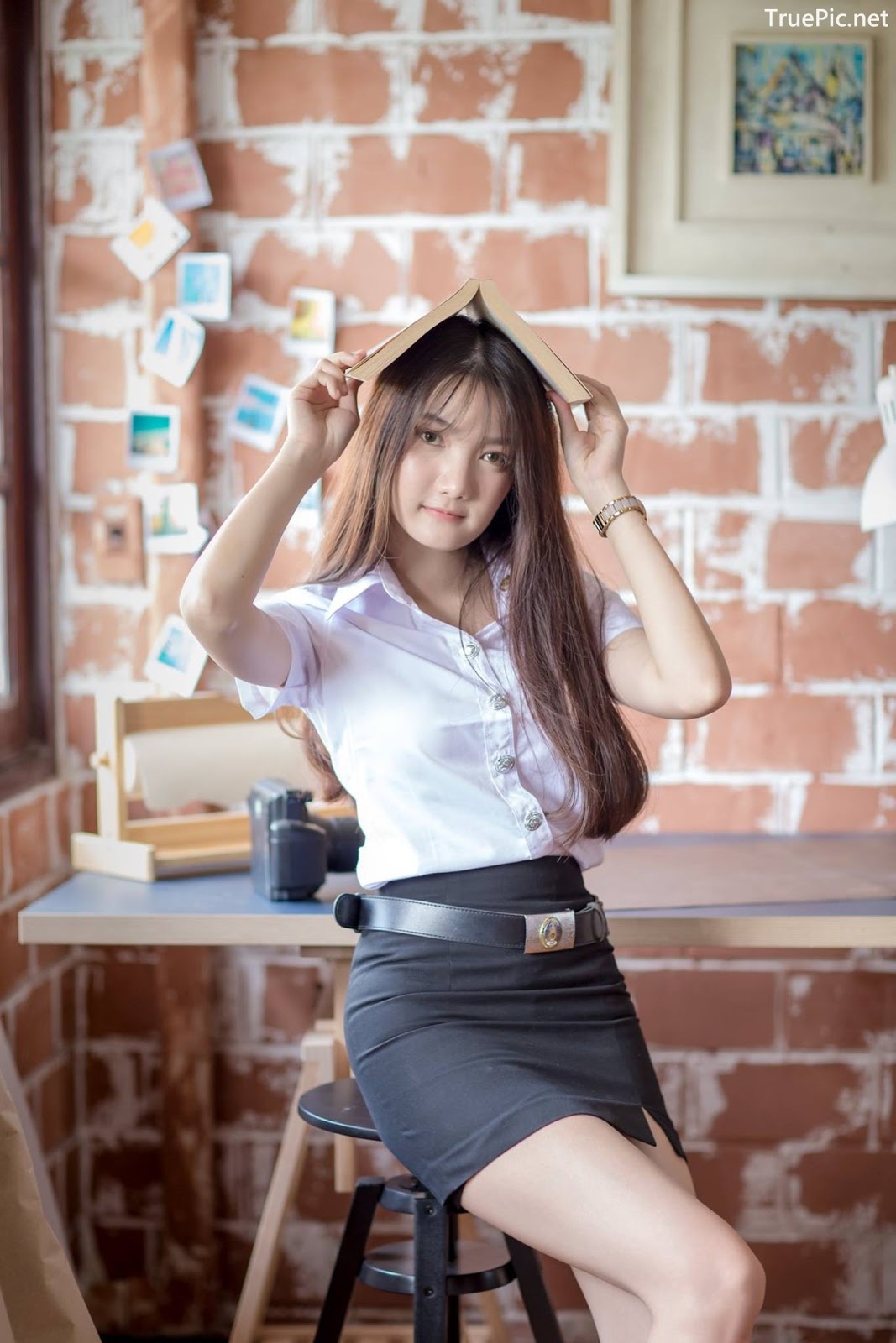 Image-Thailand-Cute-Model-Creammy-Chanama-Concept-Innocent-Student-Girl-TruePic.net- Picture-7