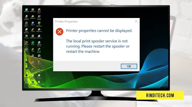 Solusi "The local print spooler service is not running"