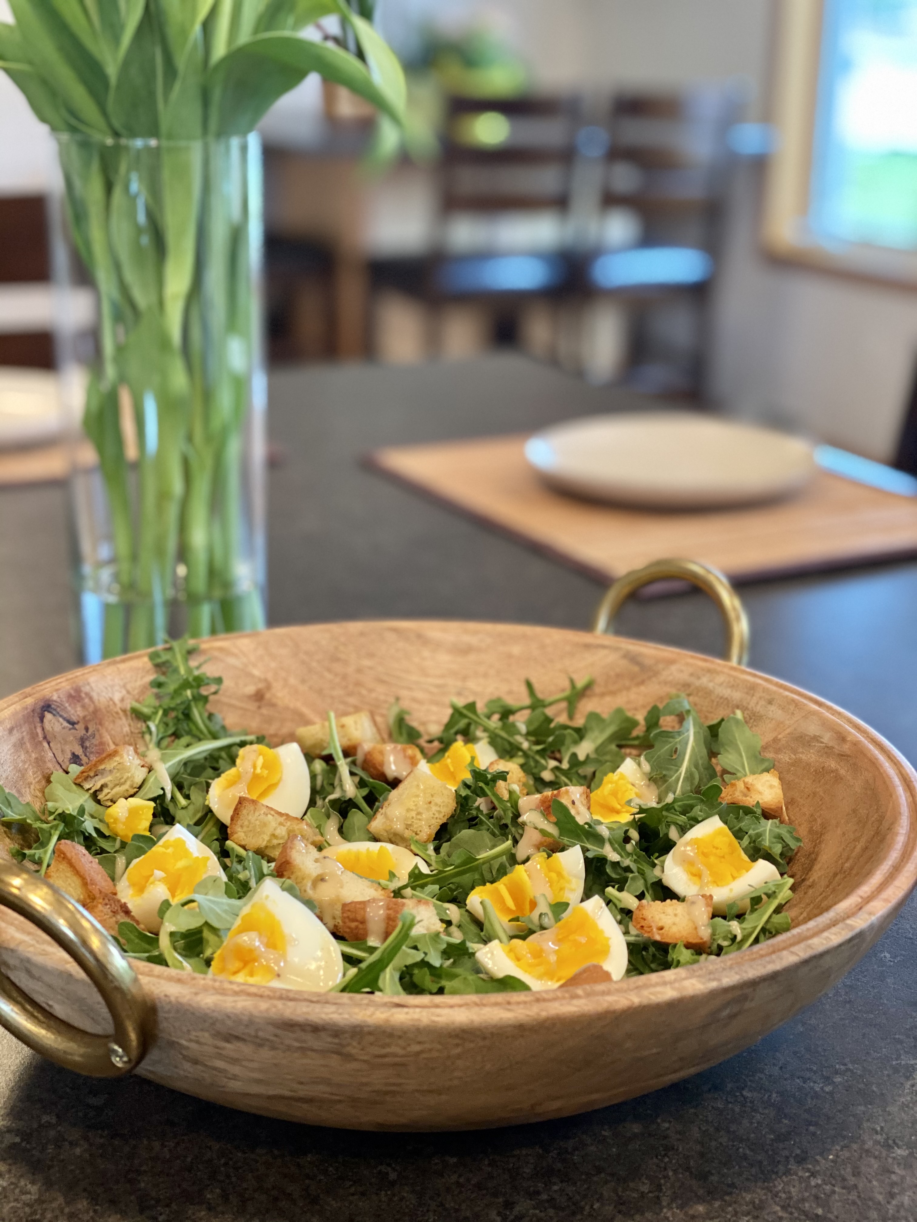 Caesar Salad Low FODMAP Style