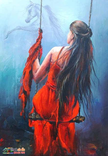 tranh sơn dầu nghệ thuật đẹp