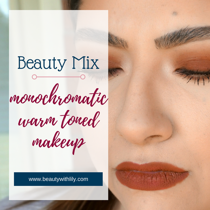 Easy Warm Toned Makeup Look // Beauty With Lily - A West Texas Beauty, Fashion & Lifestyle Blog 